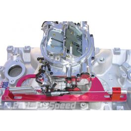 AED 6702R AED Edelbrock Morse Throttle Cable Bracket Red