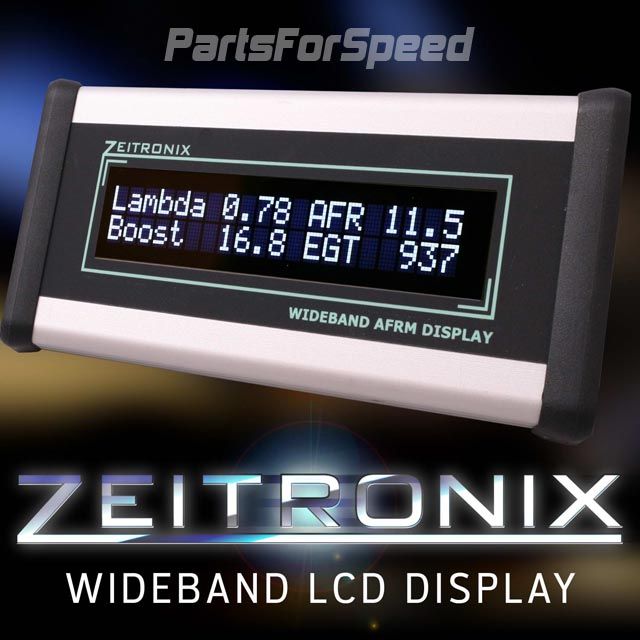 Zeitronix Wideband O2 AFR Silver LCD DISPLAY ONLY Requires Zt-2 + Oxygen  Sensor