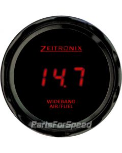 Zeitronix ZR-3 Black Gauge for Wideband Red LED Digits